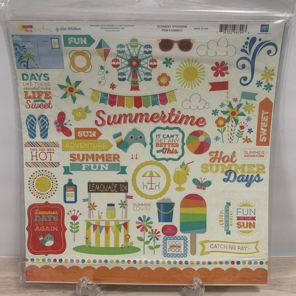 Echo Park "I Love You Sunshine" Papercrafting Scrapbooking Junk Journaling Kit - Picture 4 of 7